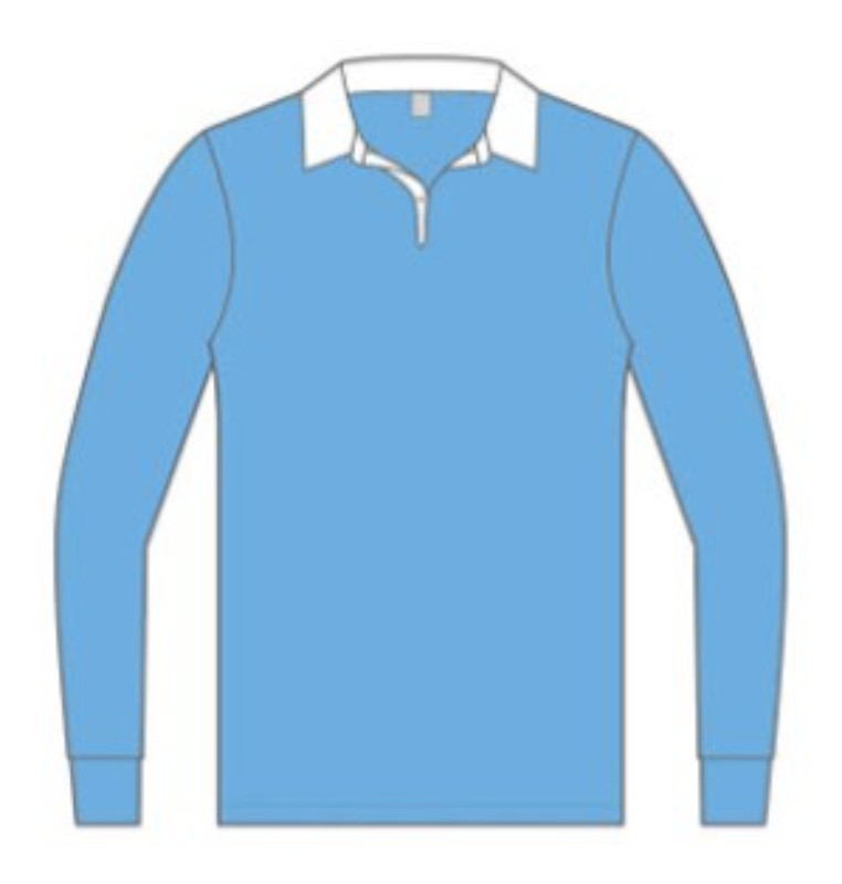 Primera equipación de Man City 1933-37
