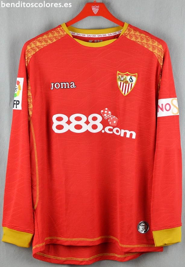 Segunda equipación de Sevilla FC 08-09