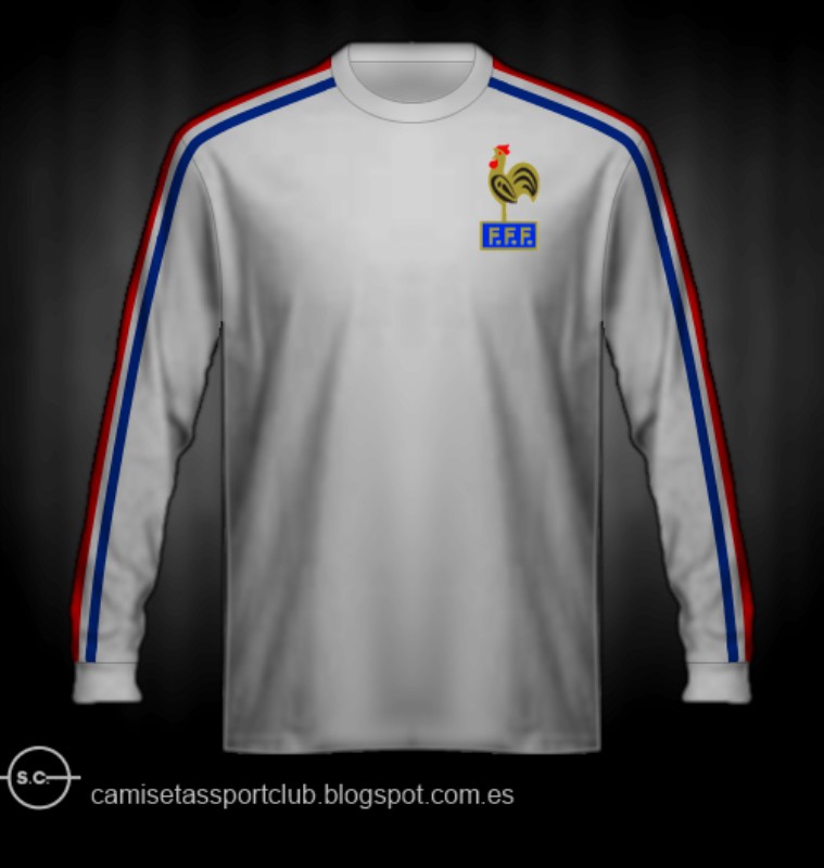 Segunda equipación de Francia 1973