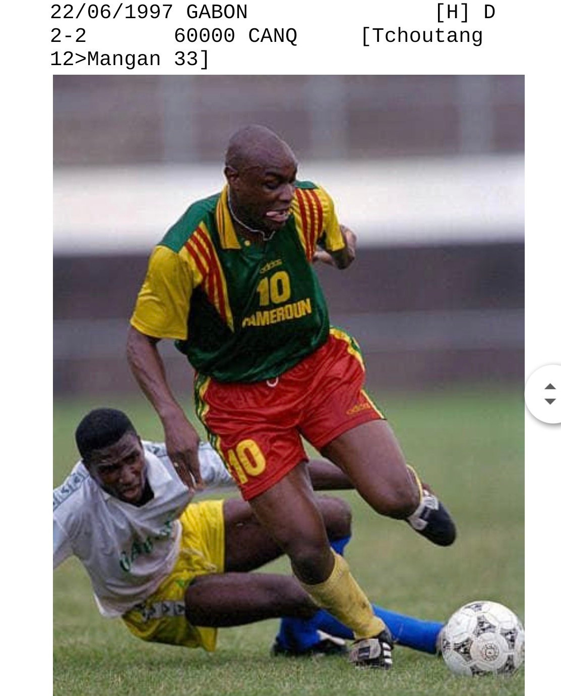 Camerún 1996 Local 2