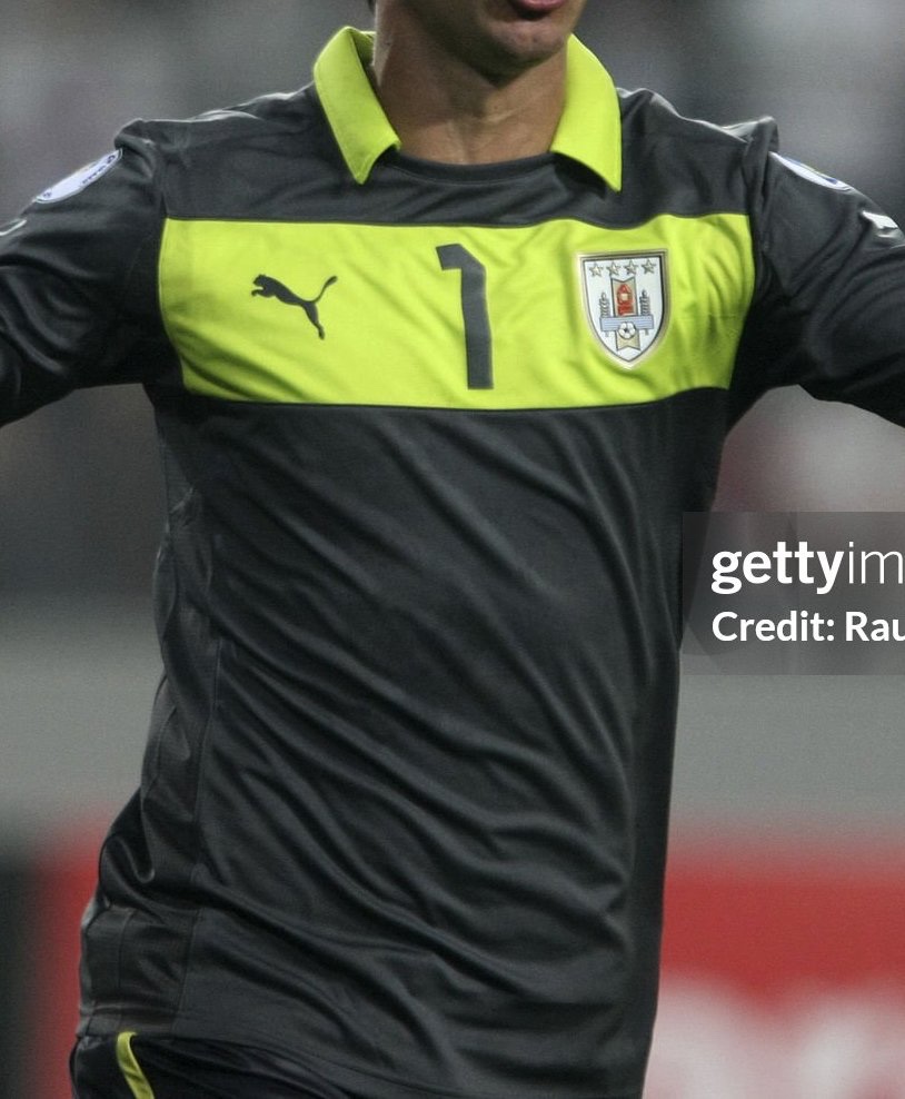Equipación de portero de Uruguay 2012