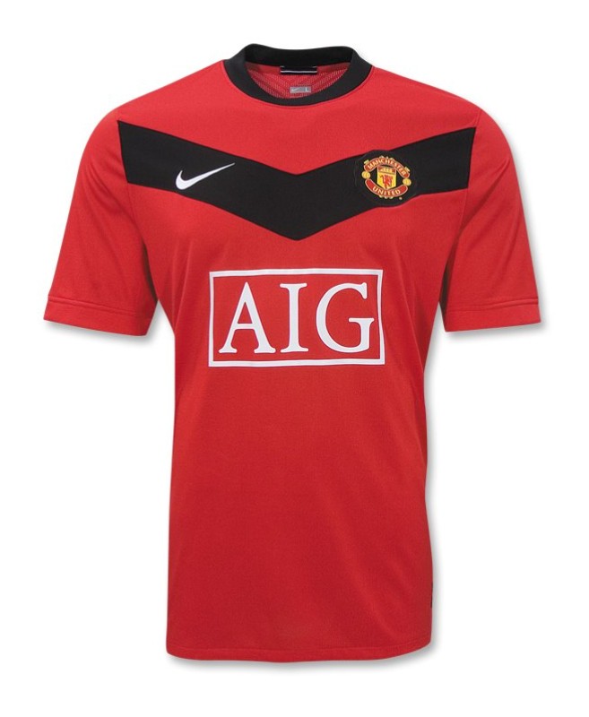 Primera equipación de Manchester United 09-10