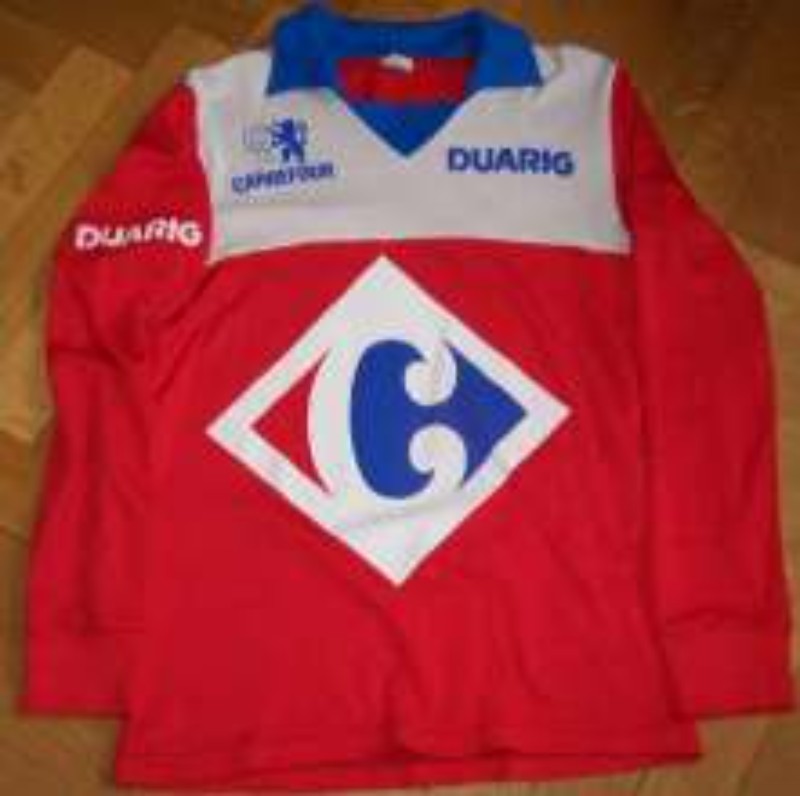 Primera equipación de Olympique de Lyon 85-86