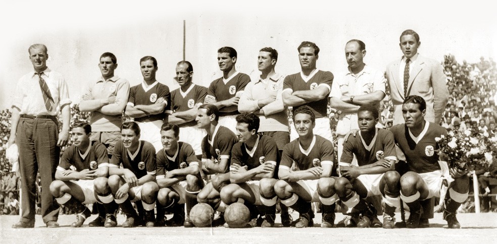 Primera equipación de Benfica 1949-50