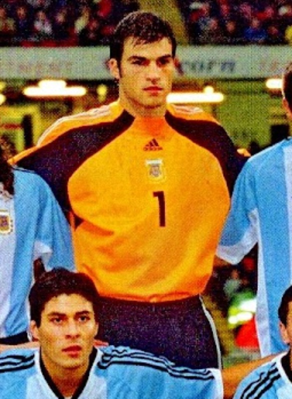 Equipación de portero de Argentina 2001
