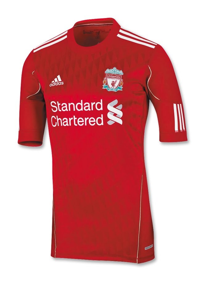 Primera equipación de LiverpoolFC 10-11