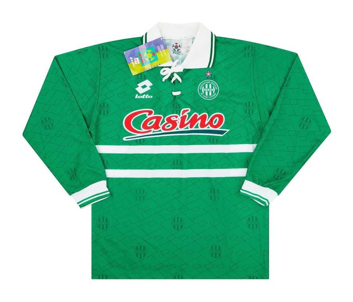 Primera equipación de Saint-Étienne 96-97
