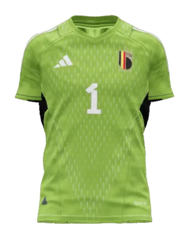 Equipación de portero de Bélgica 2022