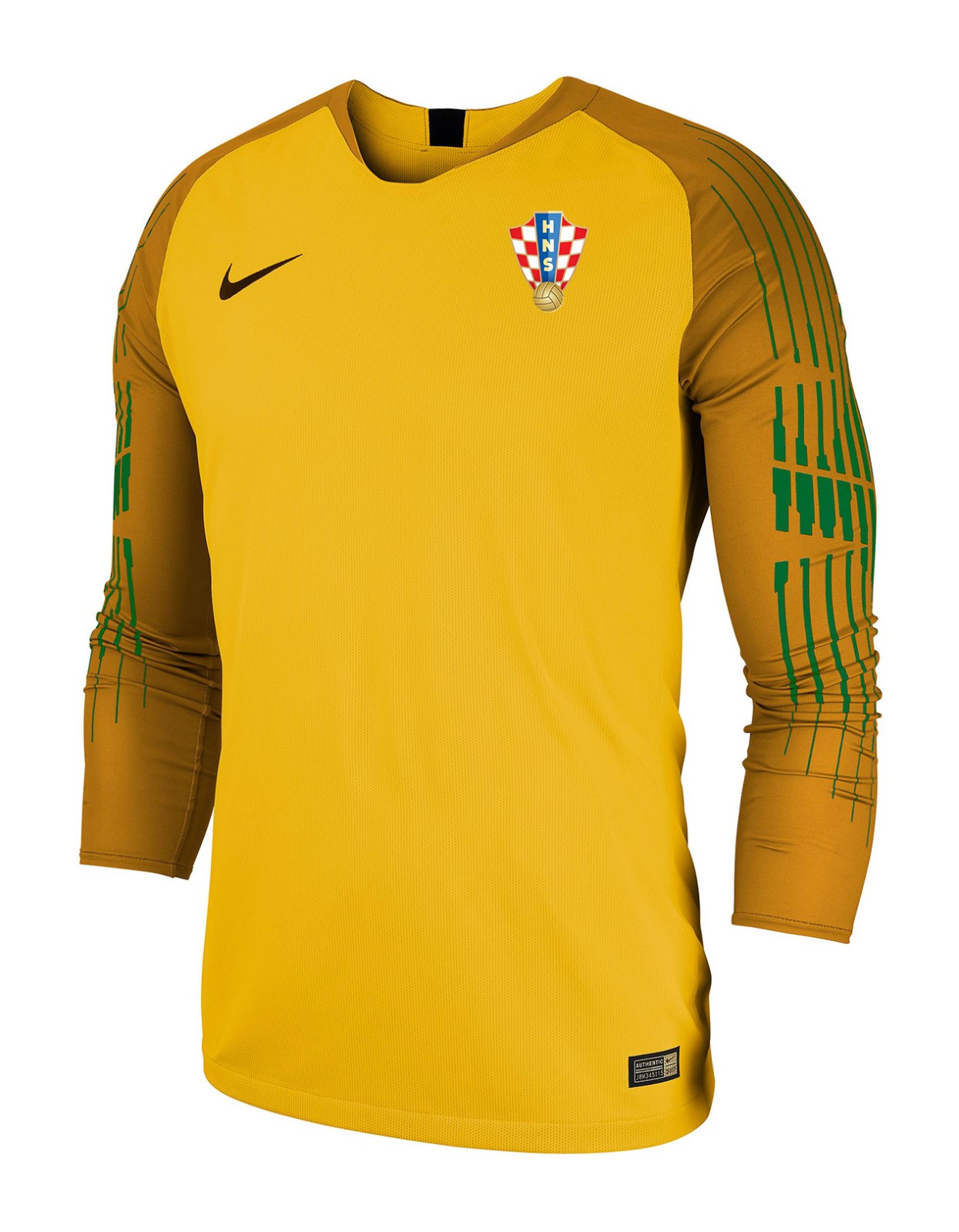 Equipación de portero de Croacia 2018