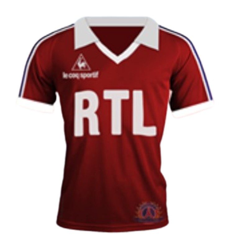 Tercera equipación de Paris Saint-Germain 82-83