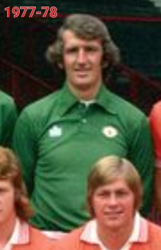Equipación de portero de Manchester United 77-78