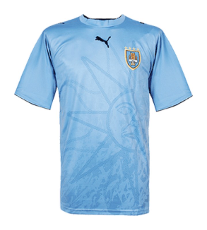 Primera equipación de Uruguay 2007