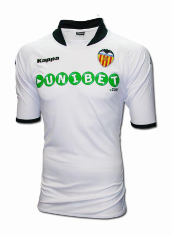 Primera equipación de Valencia 09-10