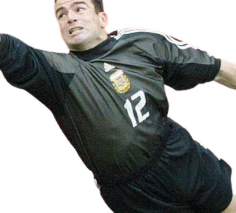 Equipación de portero de Argentina 2002
