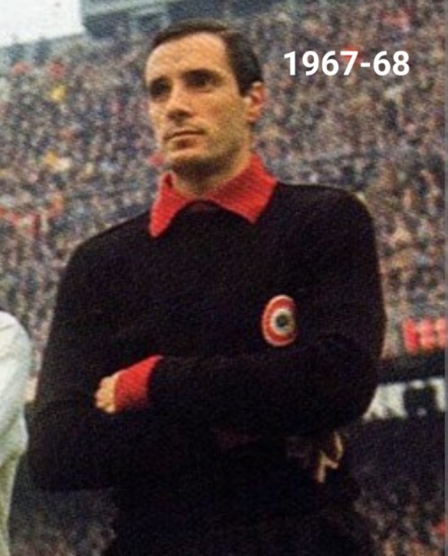 Equipación de portero de Milan 67-68