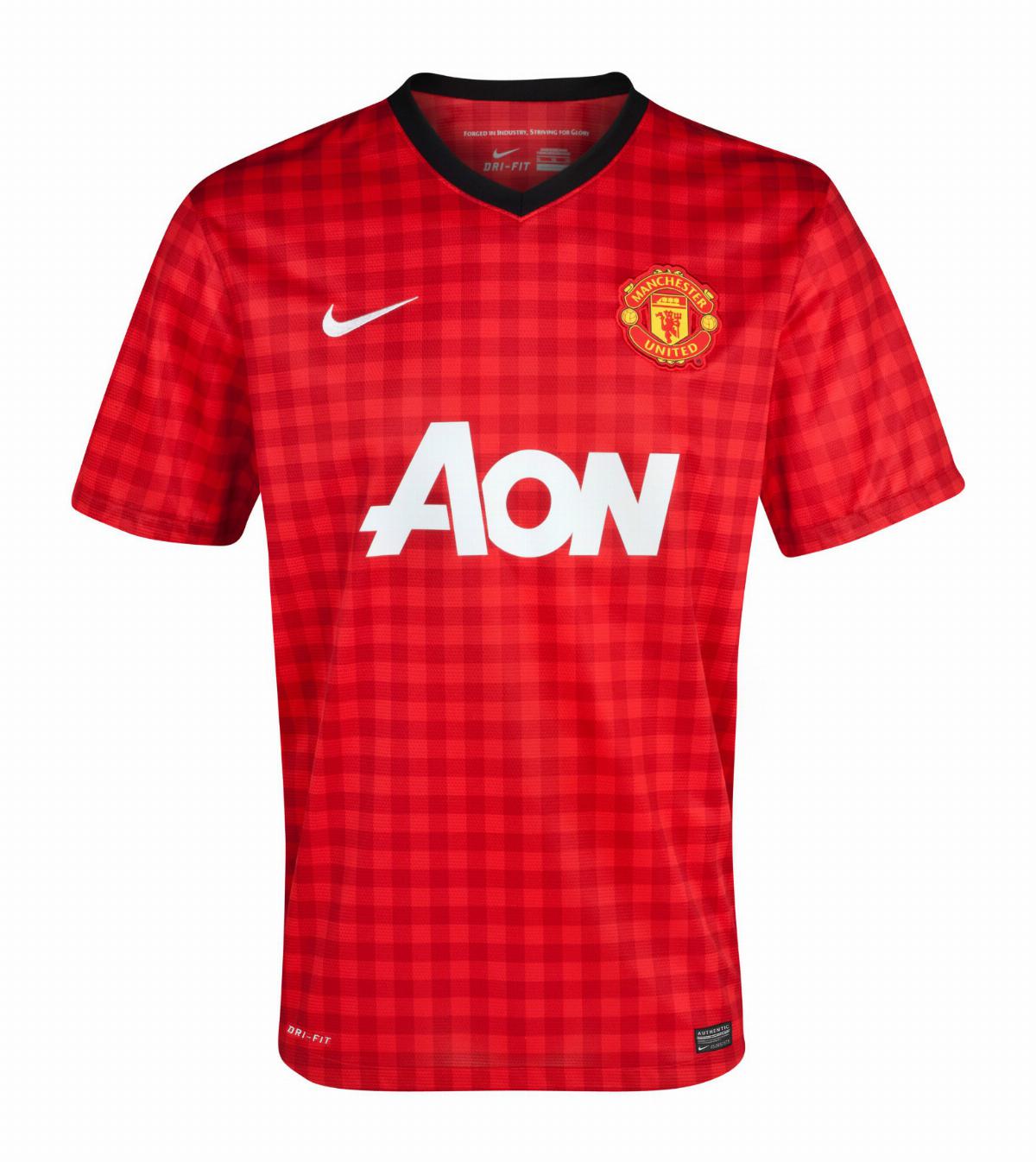 Primera equipación de Manchester United 12-13