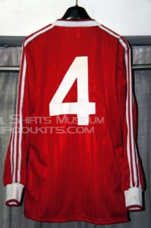 Equipación especial de LiverpoolFC 87-88