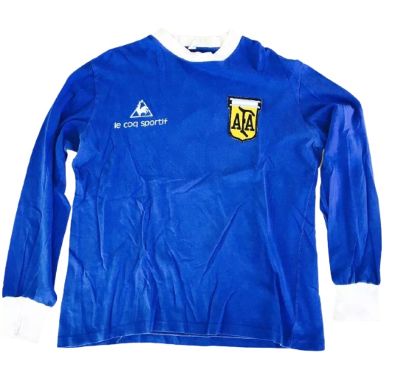 Segunda equipación de Argentina 1986
