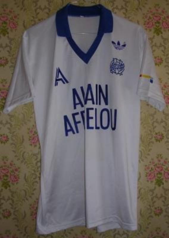 Primera equipación de Olympique de Marsella 88-89