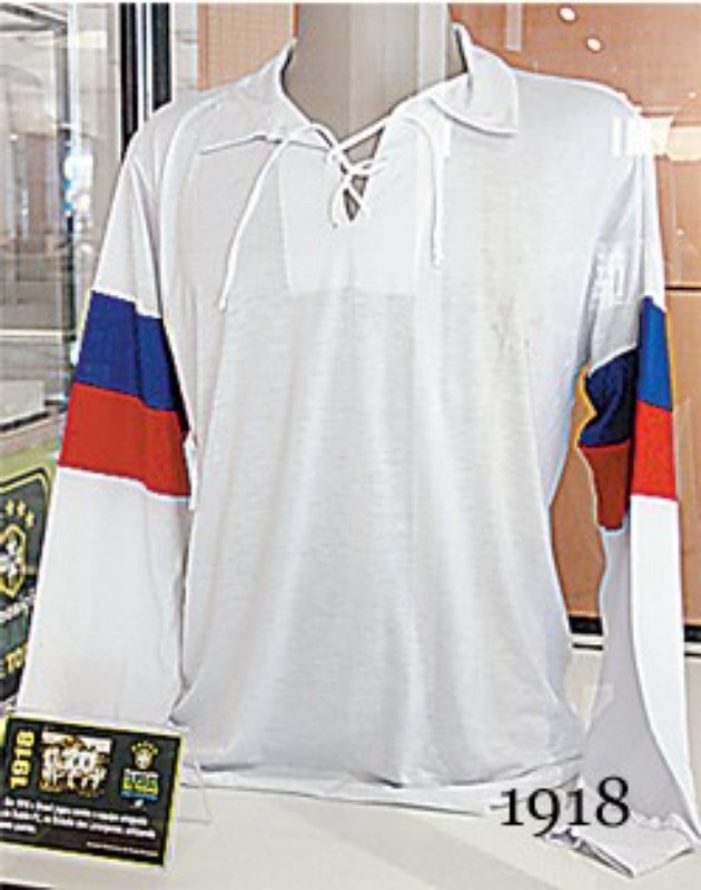 Primera equipación de Brasil 1917-19