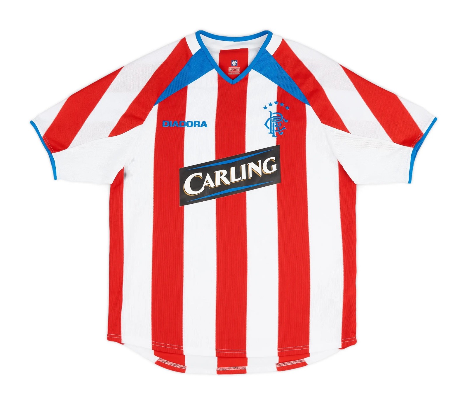 Segunda equipación de Glasgow Rangers 03-04