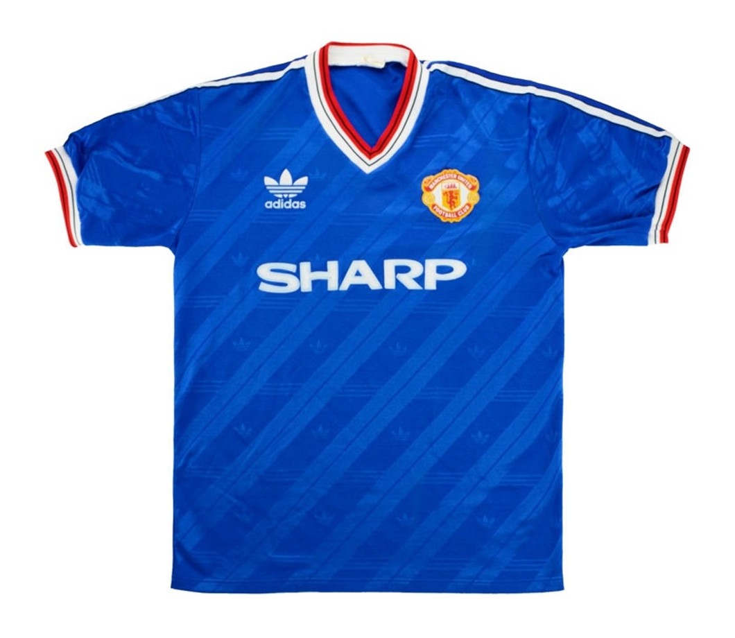 Tercera equipación de Manchester United 86-87
