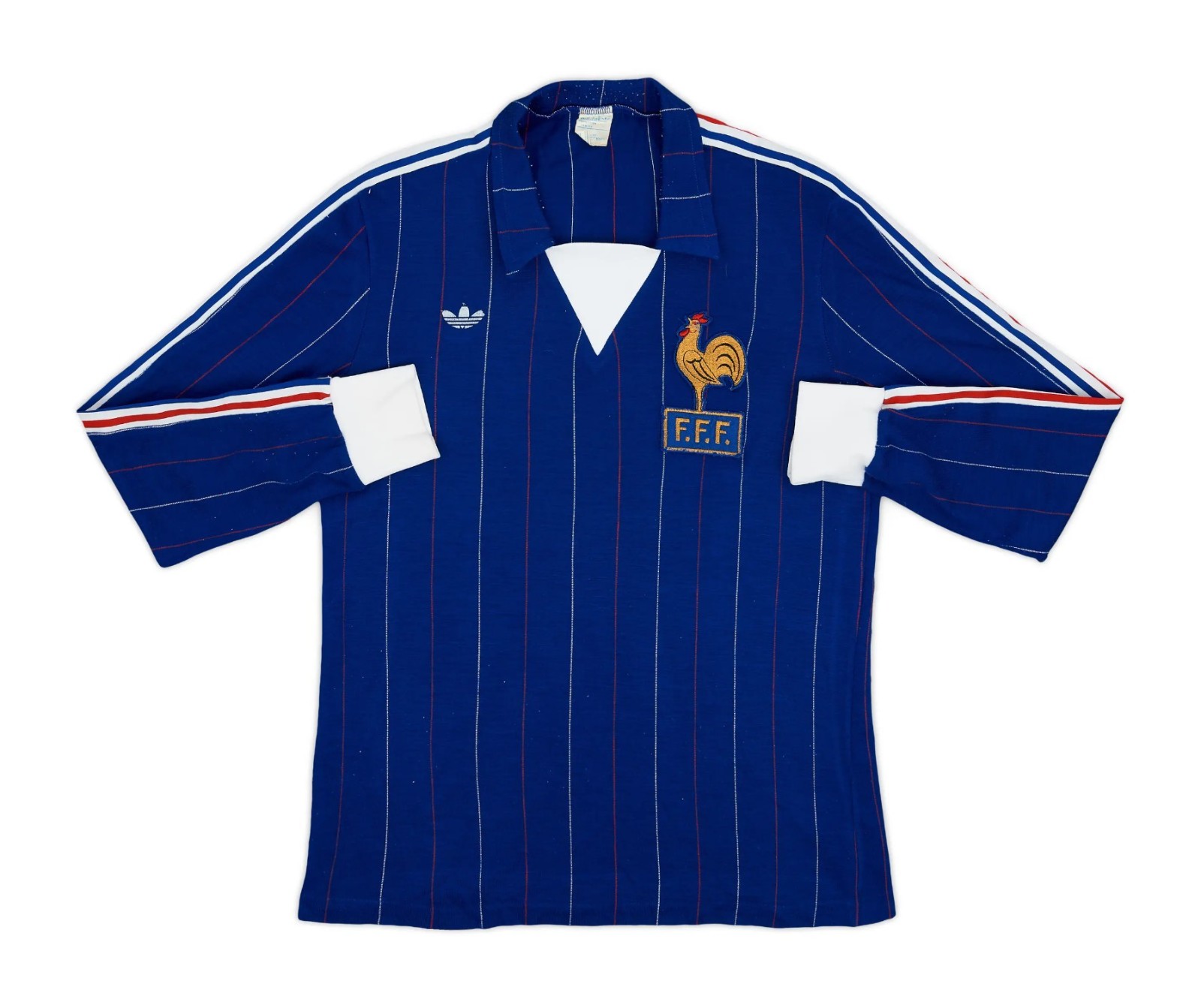Primera equipación de Francia 1980