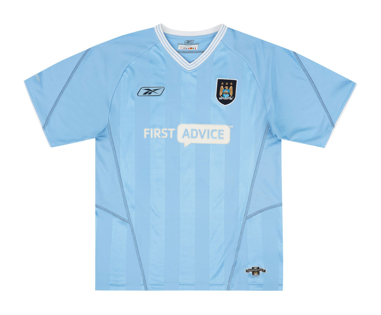 Primera equipación de Man City 03-04