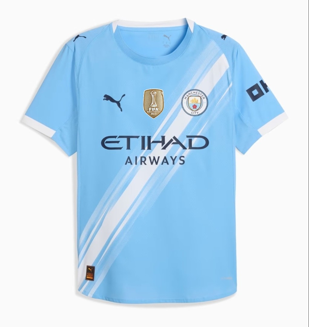 Primera equipación de Man City 2025