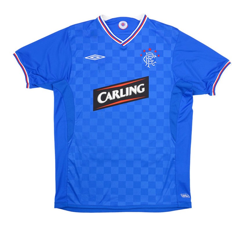 Primera equipación de Glasgow Rangers 09-10