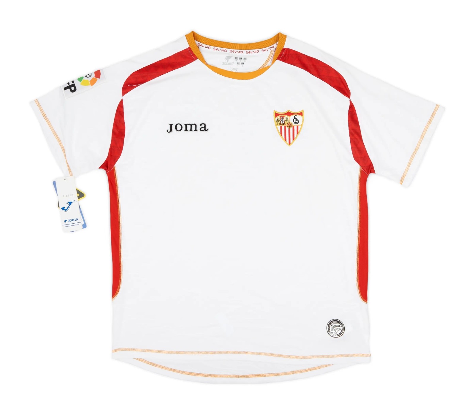 Primera equipación de Sevilla FC 08-09