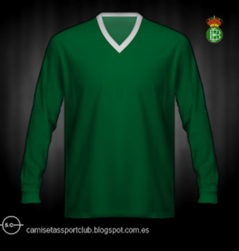 Segunda equipación de Real Betis 1928