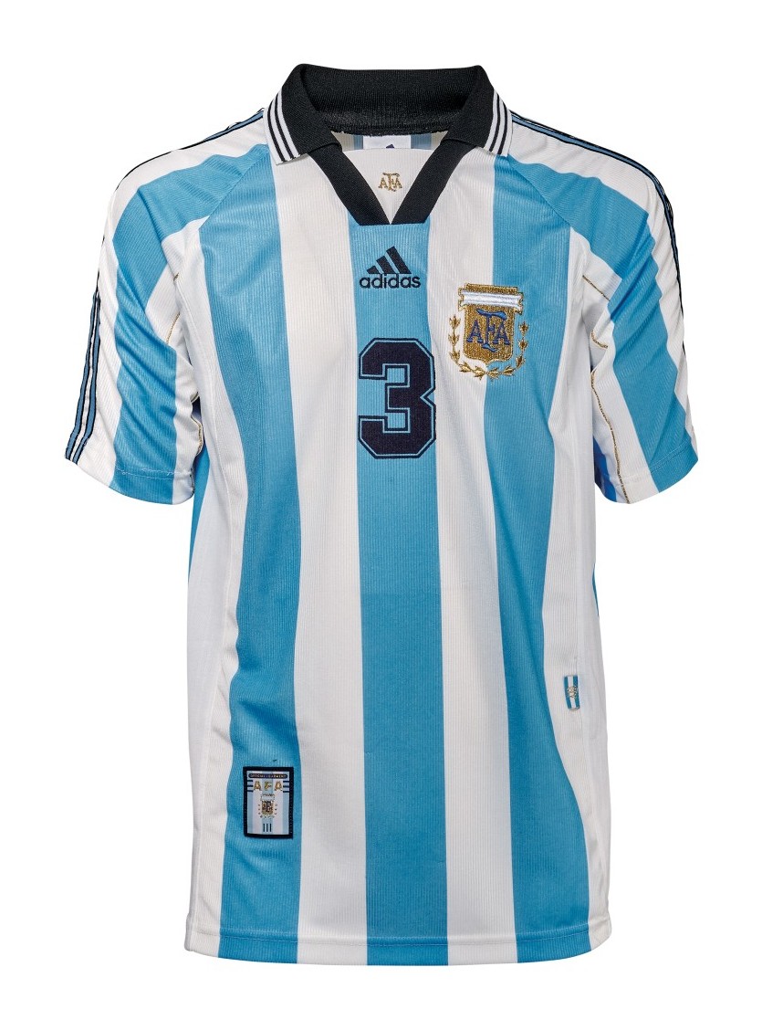 Primera equipación de Argentina 1998