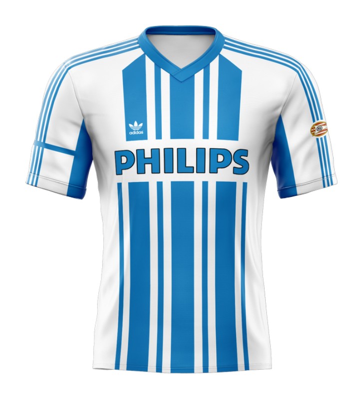 Segunda equipación de PSV 89-90