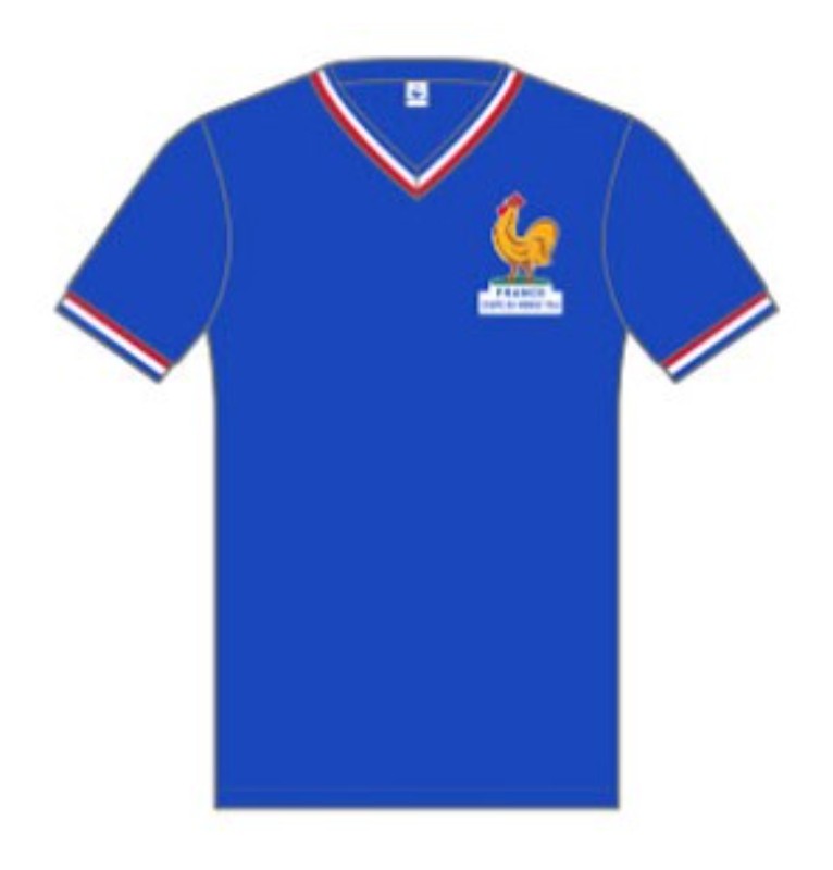 Primera equipación de Francia 1967