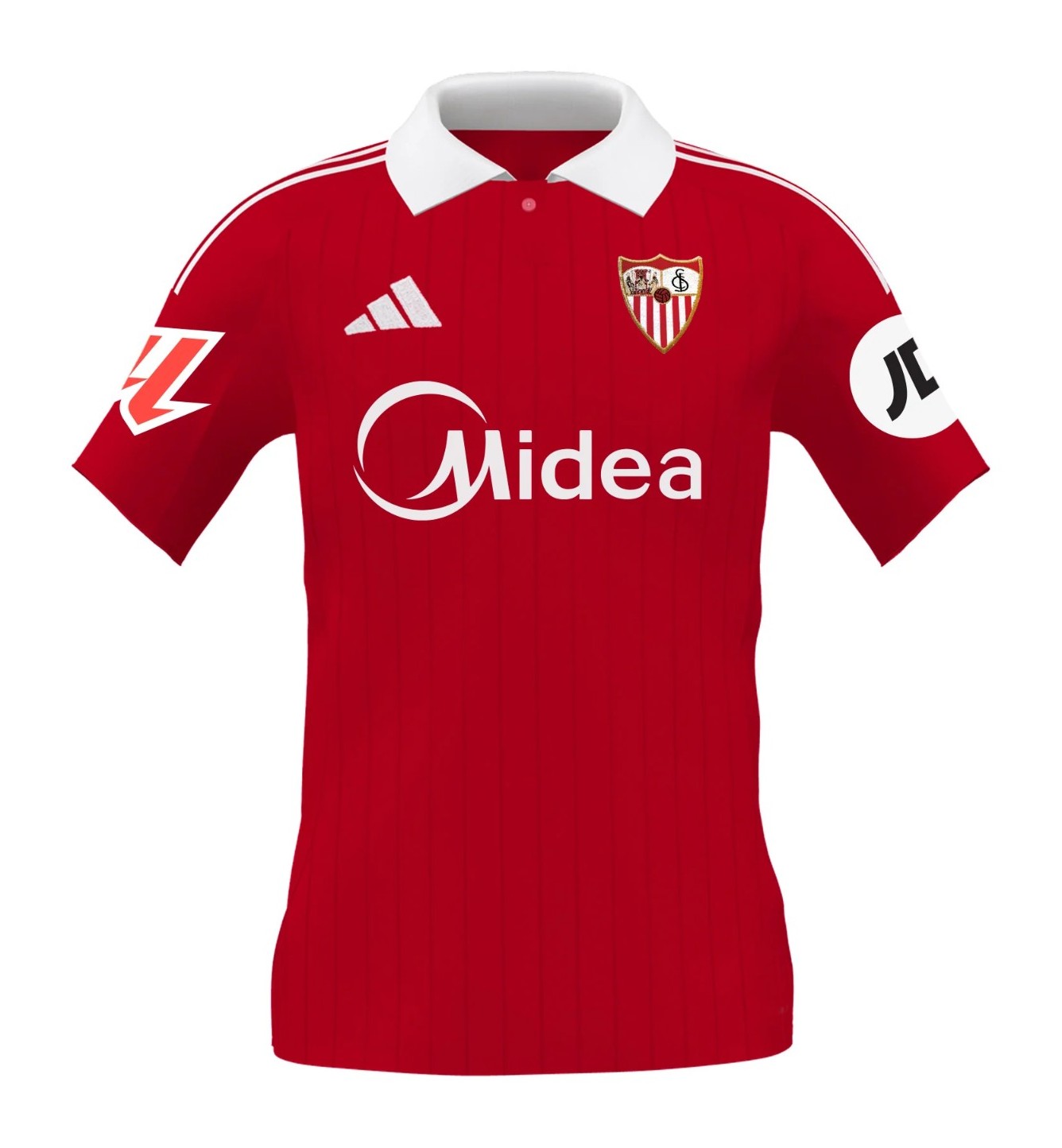 Segunda equipación de Sevilla FC 25-26