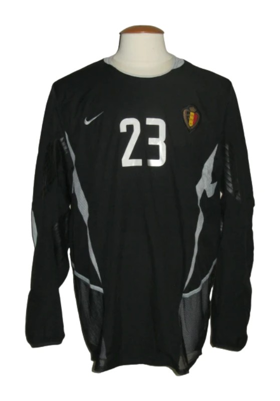 Equipación de portero de Bélgica 2002