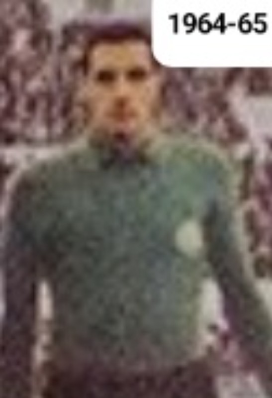 Equipación de portero de Roma 64-65
