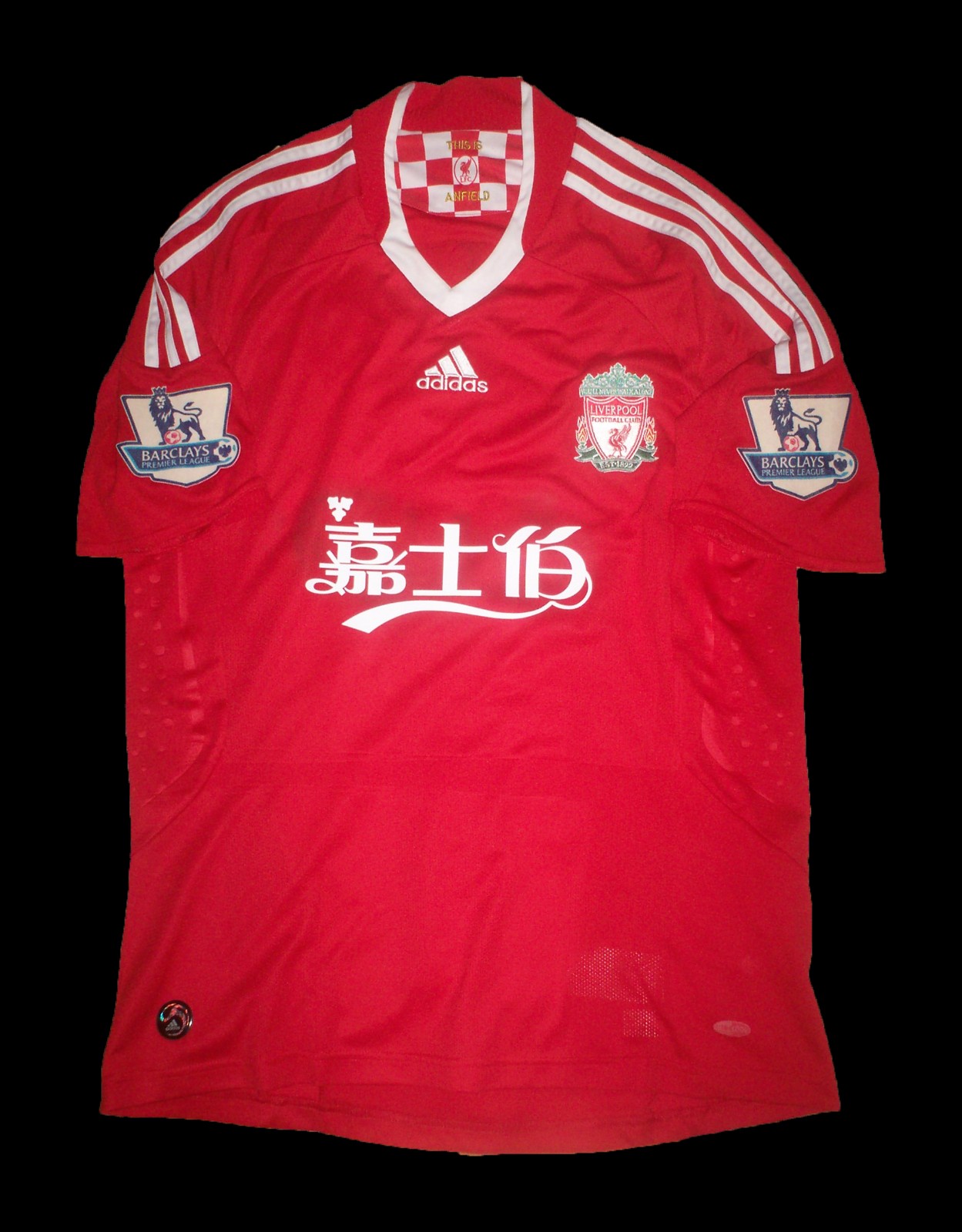 Primera equipación de LiverpoolFC 09-10