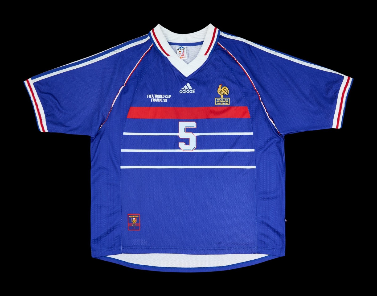 Primera equipación de Francia 1998