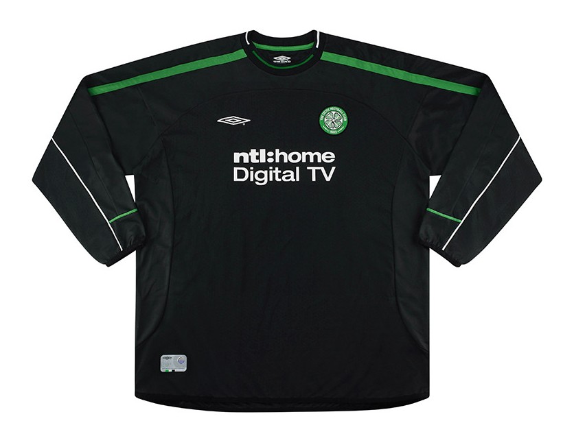 Equipación de portero de Celtic 02-03