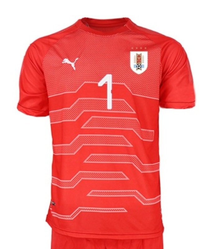 Equipación de portero de Uruguay 2018