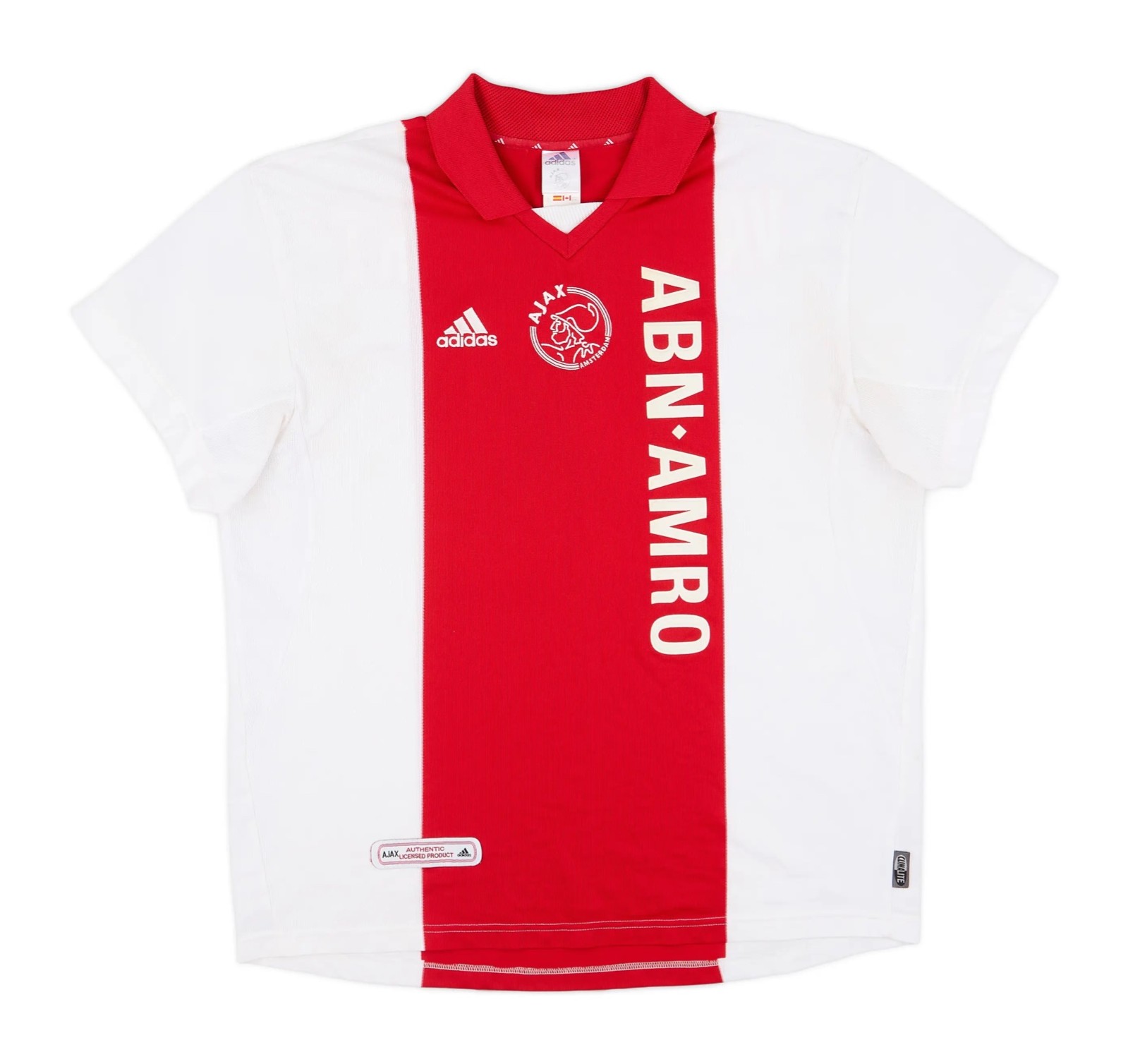 Primera equipación de Ajax 01-02