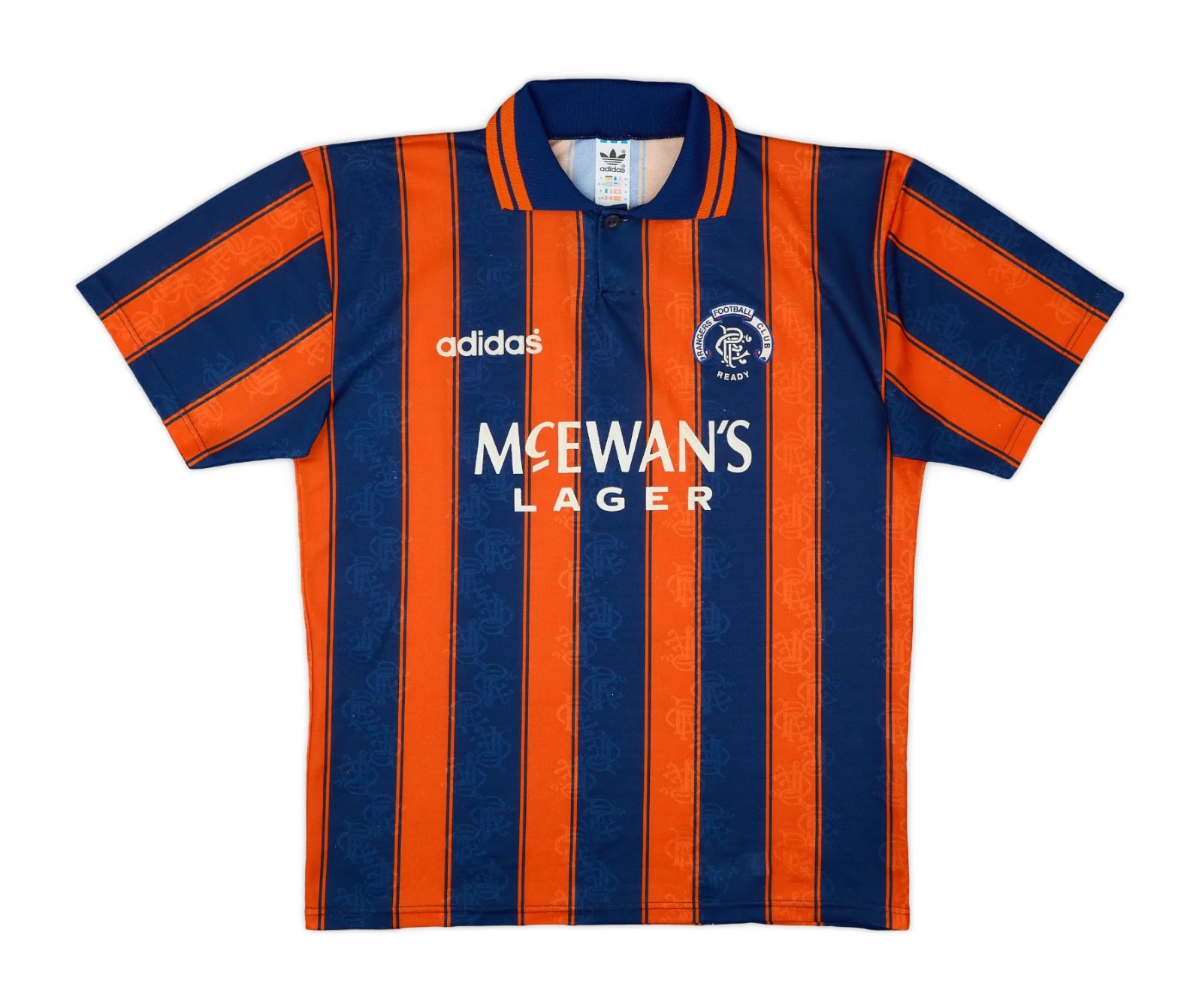 Segunda equipación de Glasgow Rangers 93-94