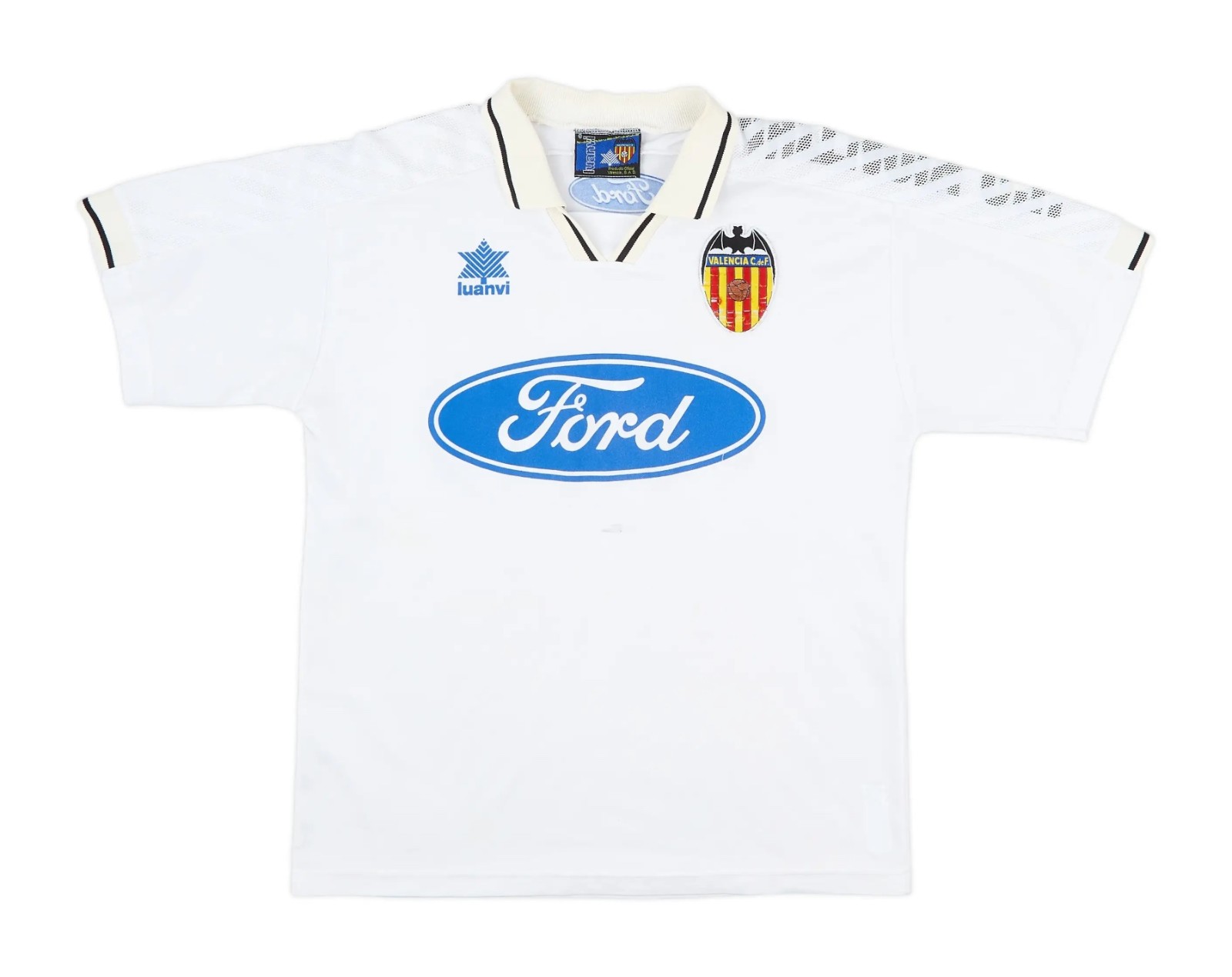 Primera equipación de Valencia 97-98