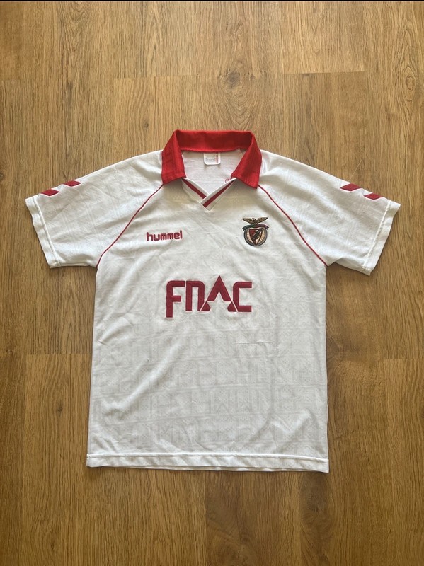 Segunda equipación de Benfica 90-91