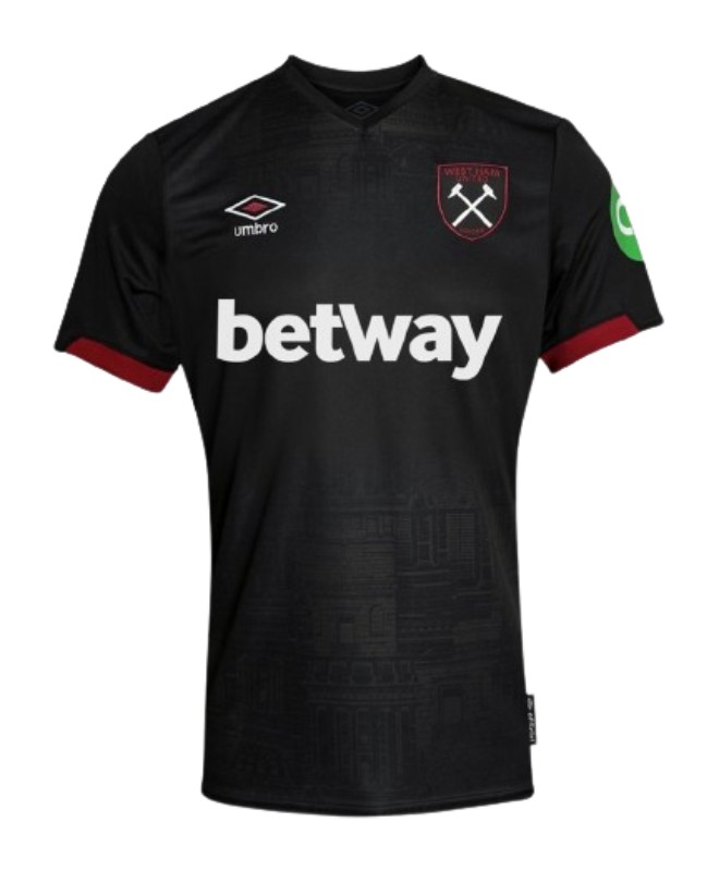 Segunda equipación de West Ham United 24-25