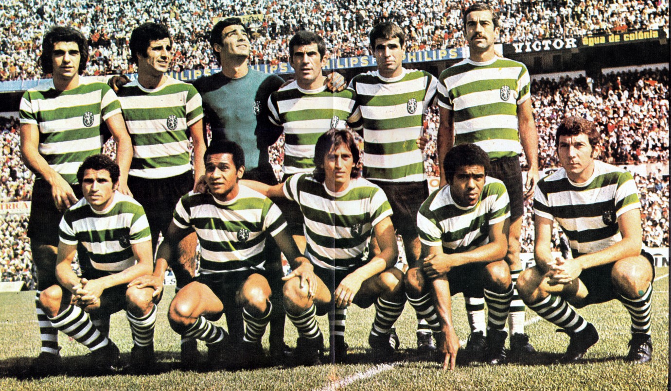 Primera equipación de Sporting de Portugal 72-73