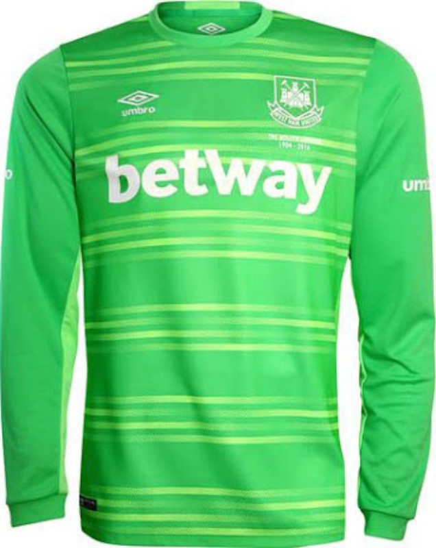 Equipación de portero de West Ham United 15-16