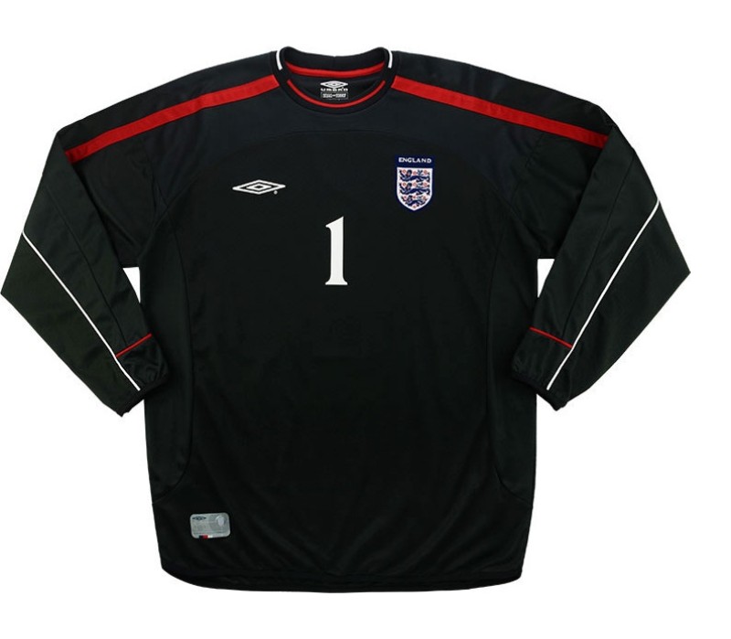 Equipación de portero de Inglaterra 2002